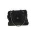 Chanel Leather Shoulder Bag: Quilted Black Print Bags