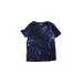 FRESHMAN Short Sleeve T-Shirt: Blue Tie-dye Tops - Kids Girl's Size 7