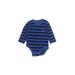 Baby Gap Long Sleeve Onesie: Blue Bottoms - Size 6-12 Month