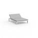 Vondom Posidonia Outdoor Aluminum Double Chaise Lounge Metal in White | 14.5 H x 47.25 W x 72.75 D in | Wayfair 54731-5001-1309