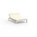 Vondom Posidonia Outdoor Aluminum Double Chaise Lounge Metal in White | 14.5 H x 47.25 W x 72.75 D in | Wayfair 54731-5001-1102