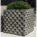 Campania International M Weave Window Box Planter Concrete in Brown | 14.75 H x 37 W x 17 D in | Wayfair P-784-TR