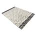 Gray Rectangle 9' x 12' Area Rug - Foundry Select Geometric Handmade Flatweave Jute/Sisal Area Rug in Ivory Jute & Sisal, Cotton | Wayfair