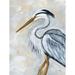 Ebern Designs Heron by Yvette St. Amant Print Paper, Solid Wood in Blue | 24 H x 18 W x 1.25 D in | Wayfair BCC1981AF84B401E8B91EA8DE11B6858