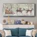 The Holiday Aisle® Christmas Time Framed On Canvas Print Canvas, Solid Wood in Brown | 24 H x 60 W x 1.5 D in | Wayfair