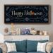 The Holiday Aisle® Skeleton Crew - Floater Frame Print on Canvas Canvas, Solid Wood in Black | 12 H x 30 W x 1.5 D in | Wayfair