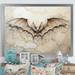 Winston Porter Minimalism Bat Open Wings I - Print on Canvas Canvas, Cotton | 12 H x 20 W x 1 D in | Wayfair 2E5BCCA6346C44C9B531947A5D2B839A