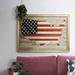 Williston Forge American Flag Canvas in Brown | 26 H x 38 W x 1.5 D in | Wayfair 9DC90D72B7BB4F96AEBF8D7BD0A56A34