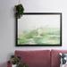 Wexford Home Green Mist Vista II Framed On Canvas Print Canvas in Brown | 14" H x 20" W x 1.5" D | Wayfair CF15-2883192-6001