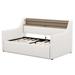 YDT Furniture Twin Daybed Upholstered, Leather in White | 40.6 H x 47.6 W x 79.7 D in | Wayfair WFC-W1580S00013