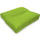 NYVI Loungekissen SunLounge Outdoor 40x40 cm Grün - Wasserabweisend, Schmutzabweisend, Bequem, für Stühle, Bänke, Boden