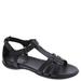 Easy Spirit Leia - Womens 6 Black Sandal Medium