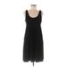 Cynthia Rowley TJX Casual Dress - A-Line: Black Solid Dresses - Women's Size Medium