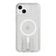 TECH21 Evo Crystal Kick iPhone 15 Plus Case with MagSafe - Clear & White, White,Clear