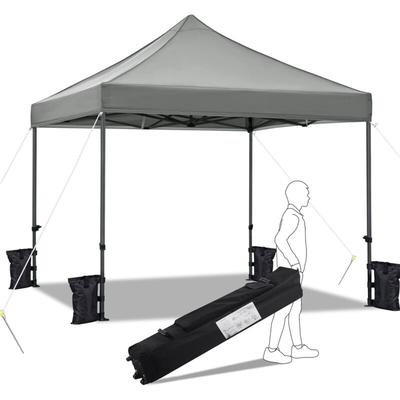 Faltpavillon Pavillon 3x3 wasserdicht stabil, 323/332/341 cm höhenverstellbar faltbar Pop up Image