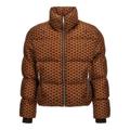 Geometric Print Down Jacket Casual Jackets