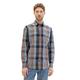 TOM TAILOR Herren Regular Fit Chambray Hemd aus Baumwolle, 34642 - Navy Orange Mint Big Check, M