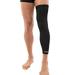 Copper Compression Leg Compression Sleeve - Copper Infused Knee Stabilizer Brace for Running Meniscus Tear ACL MCL Arthritis Joint Pain Relief - Thigh & Calf Support for Men & Women - Black - S