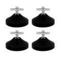 RAINB 4Pcs Billiard Pool Table Leg Levelers Foosball Table Foot Adjustment Pad