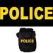 Halloween Pet Dog Cat Hoodie Screen Printed Police Costume