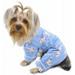 Pet KBD061XS Snowman & Snowflake Flannel Pajamas With 2 Pockets - Extra Small