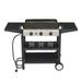 SYTHERS 3-Burner 30 000 BTU BBQ Propane Gas Grill with Side Shelves & Spice Rack for Outdoor Barbecue Backyard Cookout Easy to Clean