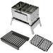 Sho s B-6 Kun Compact Hibachi Grill 3 Piece Set