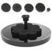 Solar Miniature Floating Fountain Water Mercury Outdoor Garden Sprinkler (Black)