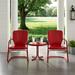 Crosley Furniture Ridgeland 3 Piece Outdoor Metal Armchair Set