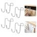 4Ã— Hooks Over The Door Hanger Coat Hat Clothes Bag Rack Wardrobe Wall Organizer