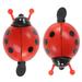 Bike Ladybug Bells Beetle Cylcling Cycling Bugle Horn Child Car Accessories 2 Pcs Red