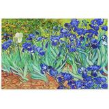 FREEAMG Puzzle 500 Pieces - Van Gogh Iris Wooden Jigsaw Puzzles for Family Games - Suitable for Teenagers and Adults
