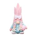 11.8 Inch Easter Bunny Gnomes Decor Rabbit Gnomes Girl Room Decor Nordic Swedish Nisse Scandinavian Tomte Elf Dwarf Spring Easter Ornaments Figurine Spring