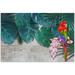 Wellsay Tropical Leaves and Parrot 500 Piece Jigsaw Puzzle Wall Artwork Puzzle Games for Adults Teens 20.5 L X 14.9 W