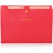 File Folders Portable Accordion Document File Folders Expanding Letter Organizer 8 Pockets (Red)Red