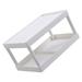 Storage Shelf Locker Organizer Counter Shelf Desktop Storage Holder Desktop Shelf Desktop Rack Shelf Desk White Pp Office