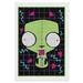 Invader Zim Gir Diamond Art Kits for Adults Kids DIY 75D Round Full Drill Diamond Art Very Suitable for Home Leisure and Wall Decoration 12 Ã—16