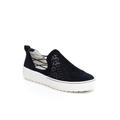 Wide Width Women's Erin Slip On Sneaker by Jambu in Navy (Size 6 1/2 W)