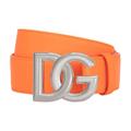 Calfskin belt with DG logo