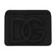 Rubber card holder with embossed logo