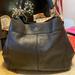 Coach Bags | Coach Lexy Pebble Leather Shoulder Bag, Gold/Black, Large. Pristine Condition. | Color: Black/Gold | Size: Os