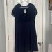 Torrid Dresses | Mini Jersey Lace Yoke Skater | Color: Blue | Size: Xl