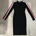 Zara Dresses | Great Zara Black Dress With White And Red Arms | Color: Black | Size: S