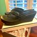 Coach Shoes | Coach Wedge Sandals. Black. Original Box. Size 9 | Color: Black | Size: 9