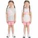 Adidas Matching Sets | Nwt Adidas Kids' 3-Piece Shorts & Tees Set, Pink-Gray-White Size 6 | Color: Gray/Pink | Size: 6g