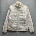 The North Face Jackets & Coats | 2412 The North Face Women’s White Zip No Hood Insulated Quilted Jacket Size S | Color: White | Size: S