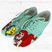 Disney Shoes | Disney Hot Topic Women’s Size 9 Shoes Little Mermaid Sneakers Tennis Style Ariel | Color: Green/Red | Size: 9