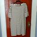 J. Crew Dresses | J. Crew Navy And Cream Striped Bell-Sleeved Dress. Size Large. Never Worn. | Color: Cream | Size: L