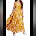 Free People Dresses | Free People Lillie Floral Maxi Dress S | Color: White/Yellow | Size: S