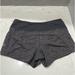 Lululemon Athletica Shorts | Lululemon Run Times Short Sz 6 Heather Lux Multi Black Zip Pocket Activewear 4” | Color: Gray | Size: 6